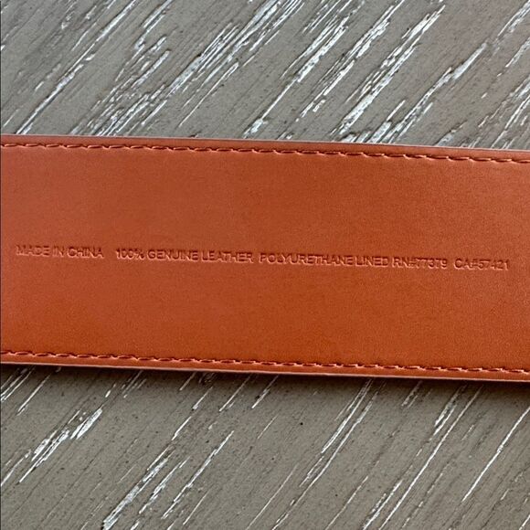 Ann Taylor Brown Suede Leather WIDE Belt Gold-Tone Buckle Women’s Size XS/S NWT - Picture 5 of 12